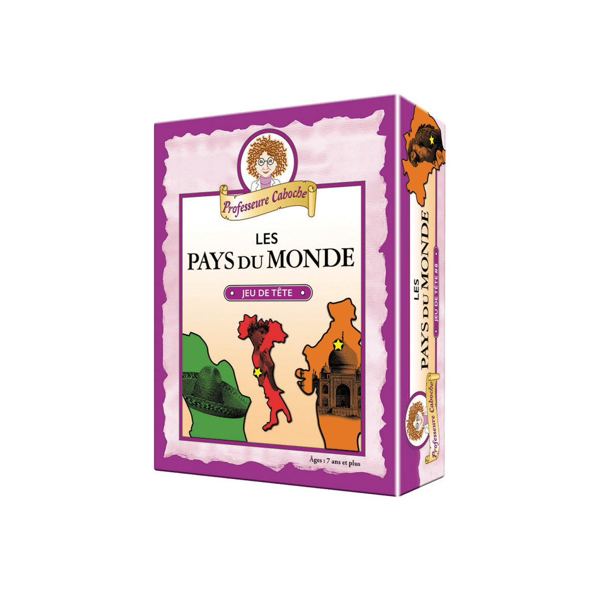 Jeu de trivia Prof. Caboche Les Pays du Monde, Outset