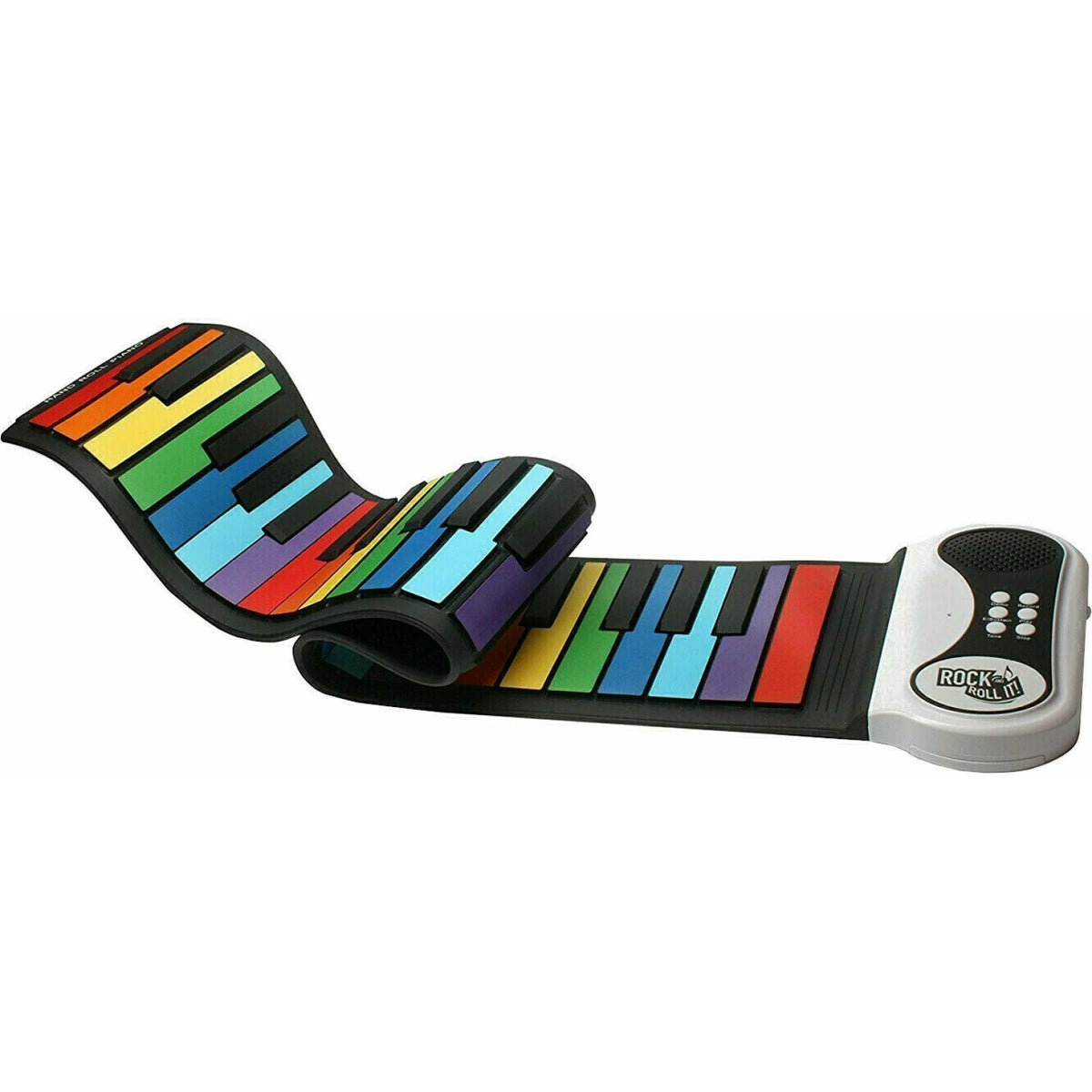 Piano flexible arc-en-ciel, vue 3