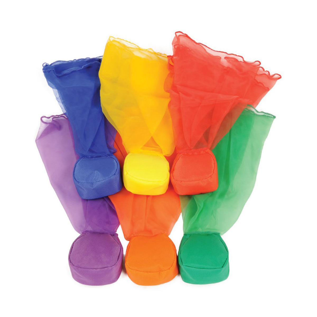 Foulards colorés avec poids (6)
