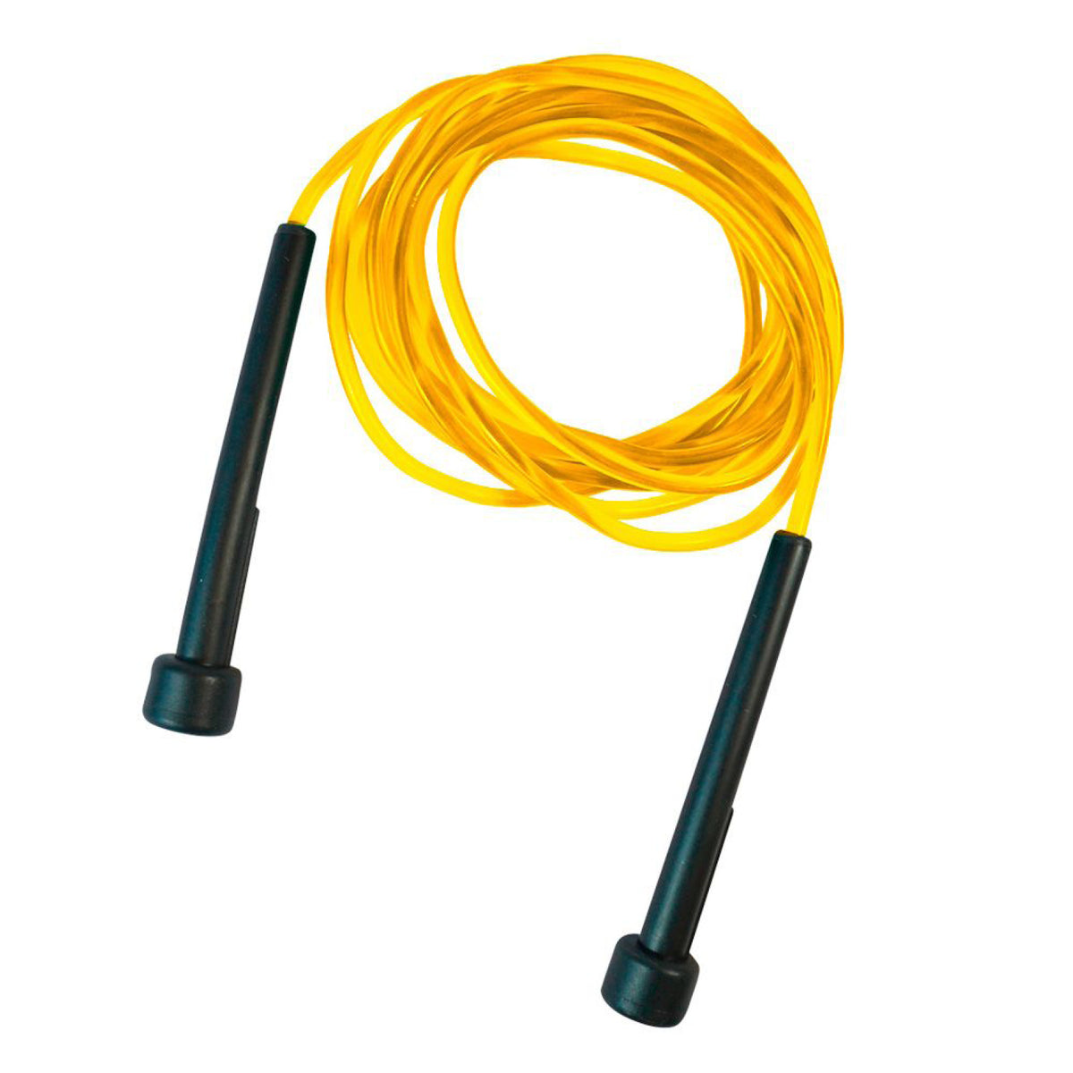 Corde à sauter 2,13 m jaune, AQUAM