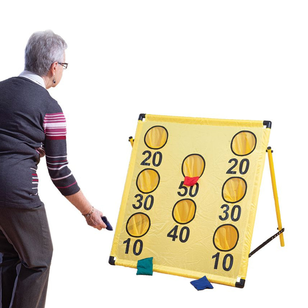 Cible pliante pour lancer de poches, vue 2