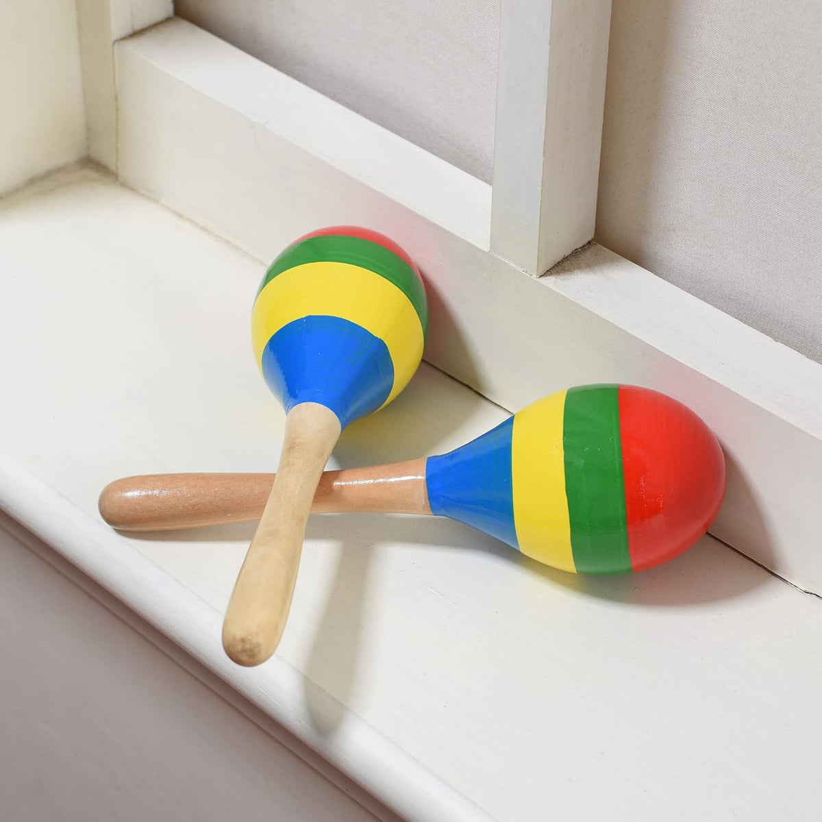 Maracas en bois, vue 3