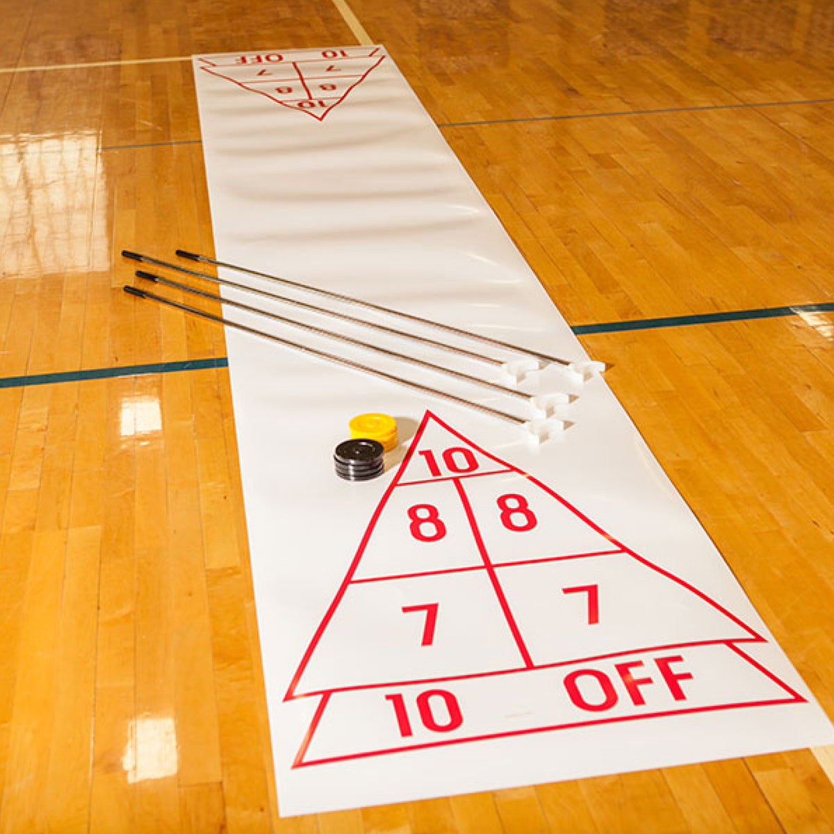 Ensemble économique de shuffleboard, vue 2