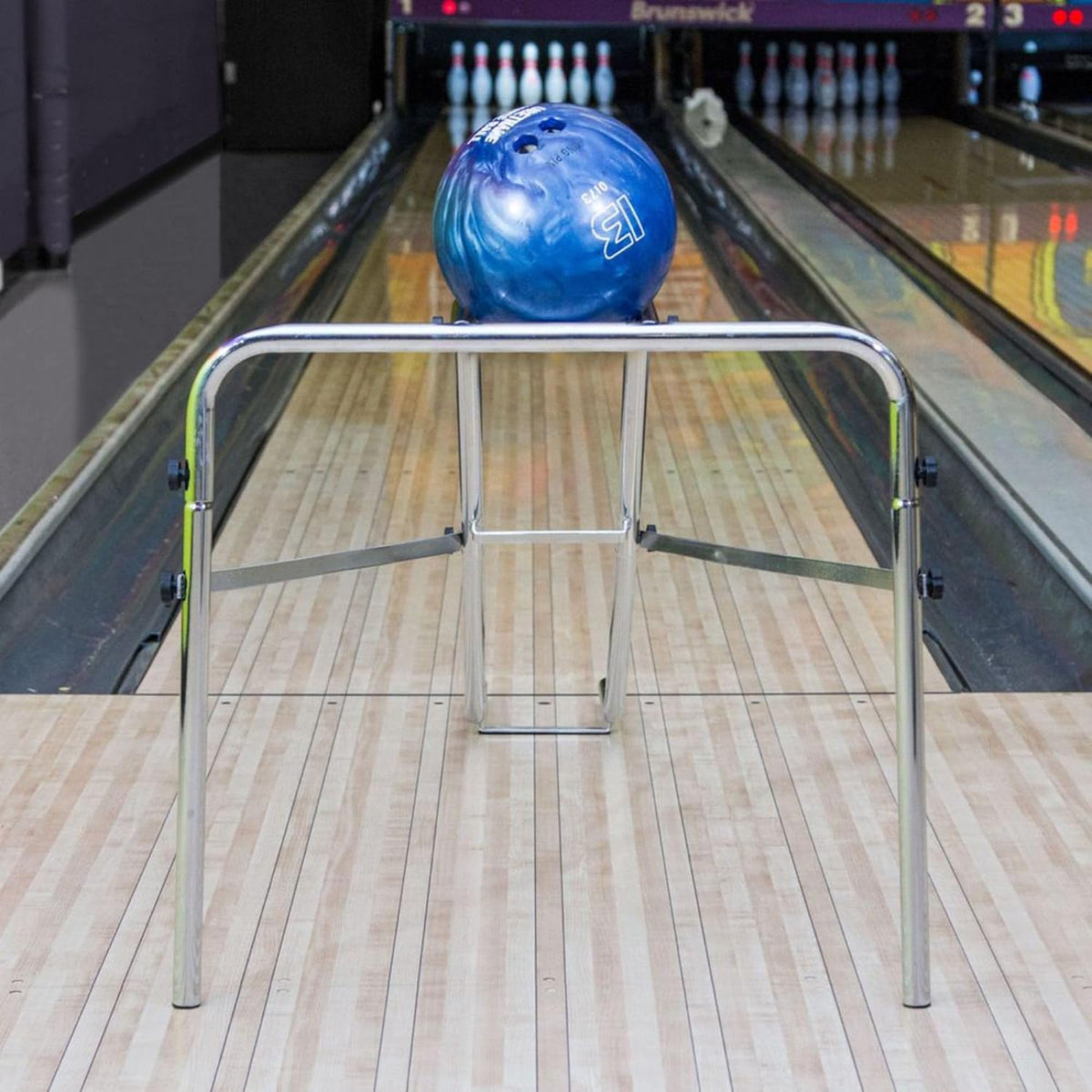 Rampe de lancement de boule de quilles, vue 4