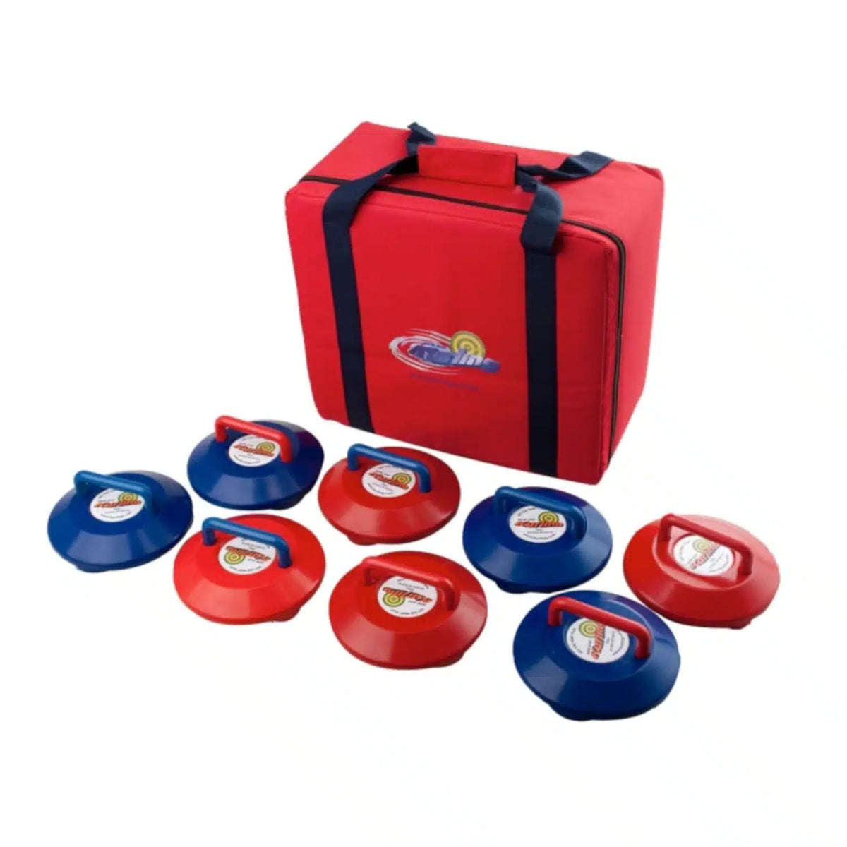 Ensemble de 8 pierres de curling NAK avec sac