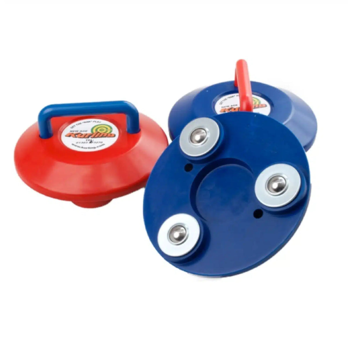 Ensemble de 8 pierres de curling NAK avec sac, vue 2