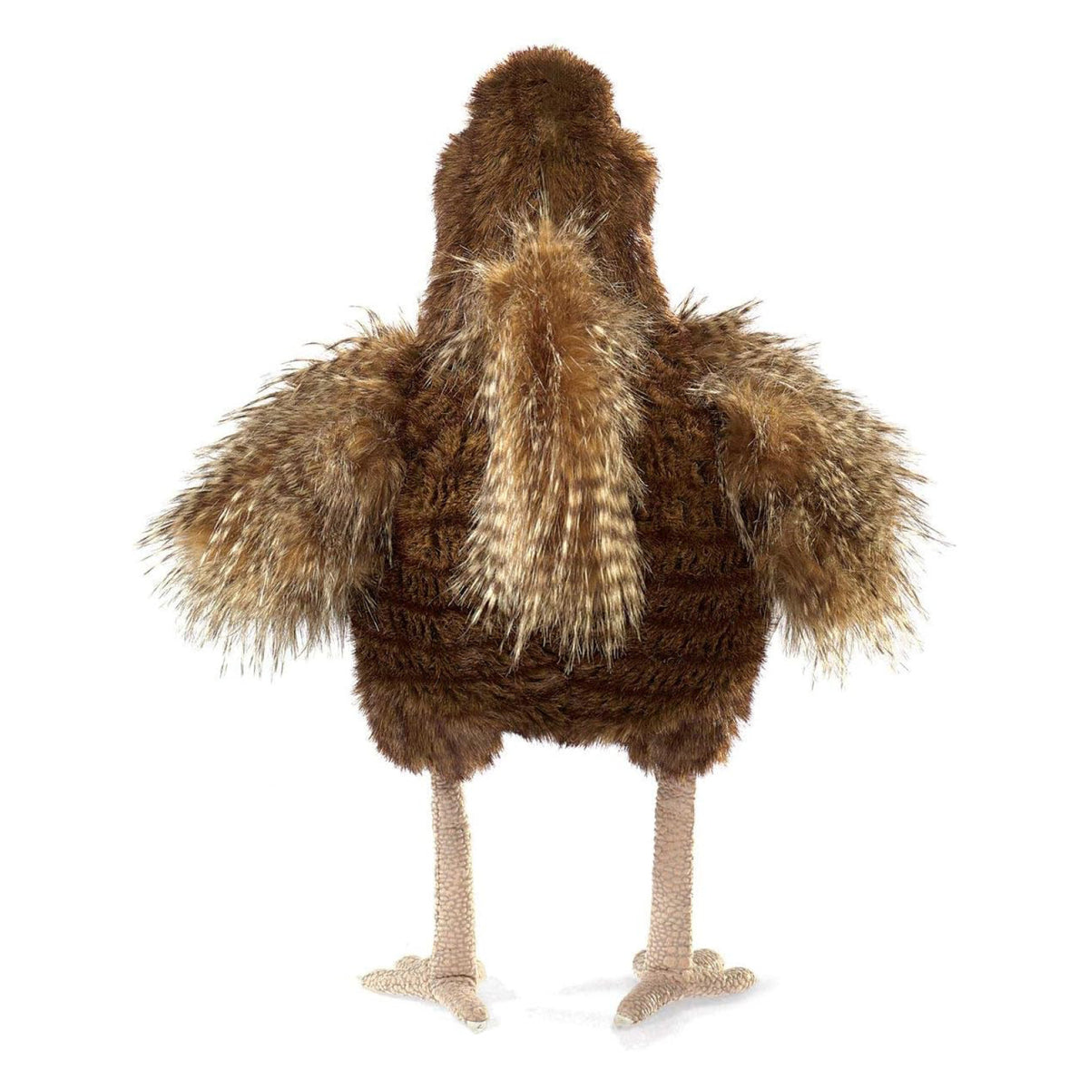 Marionnette poule rousse, vue 3