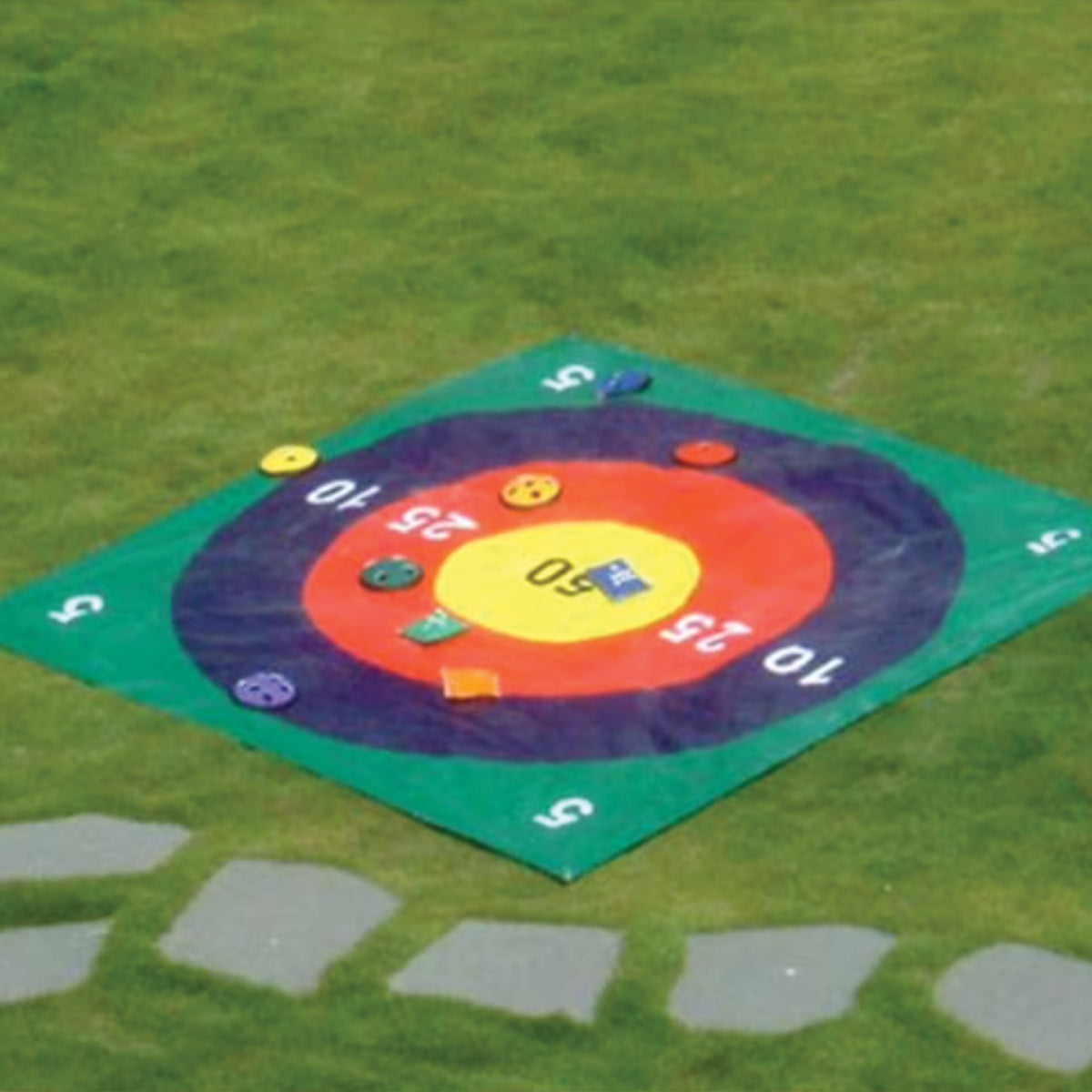 Cible géante couleur, vue 2