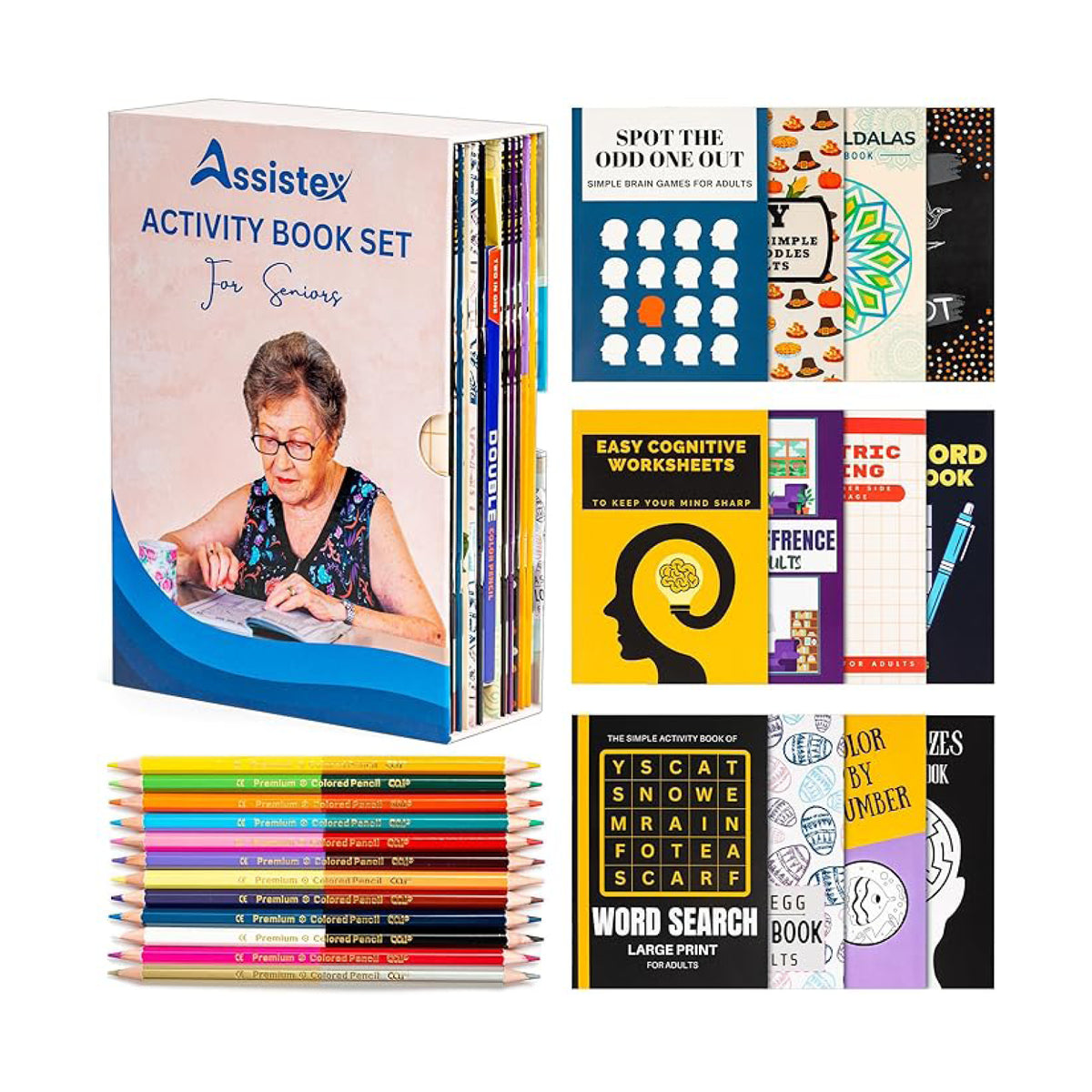 Activity Book Set for Seniors