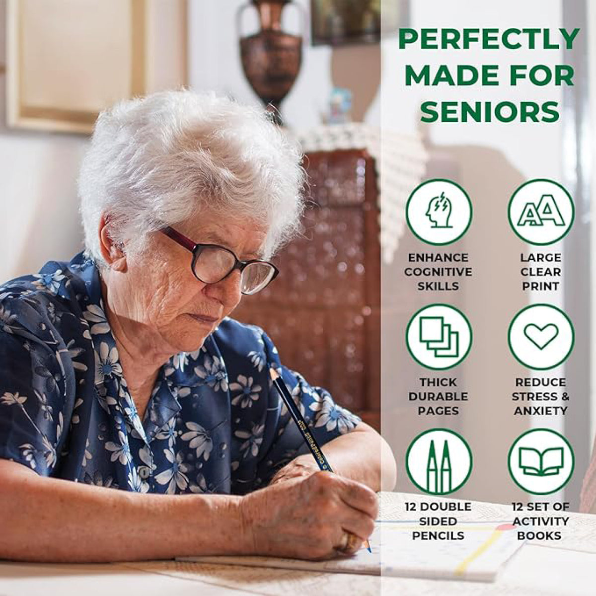 Activity Book Set for Seniors