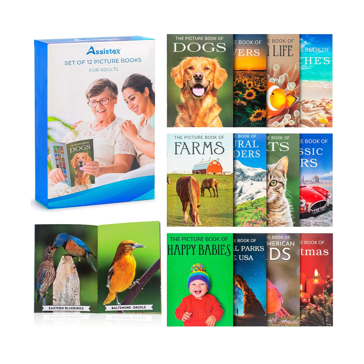 Ensemble de livres d'images (12), Assistex