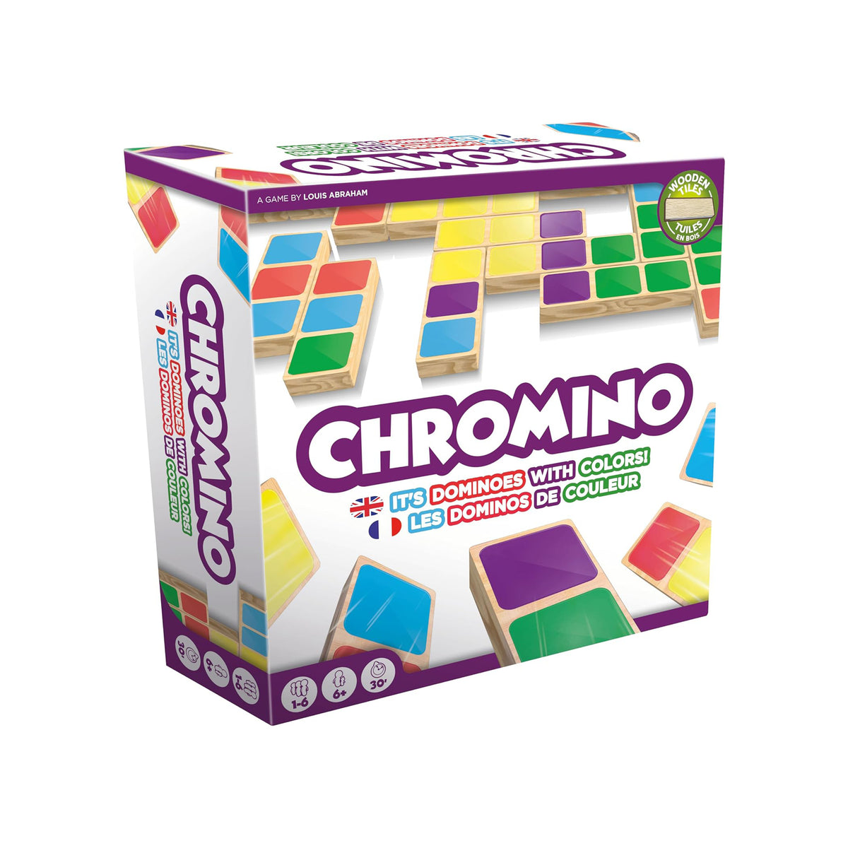 Jeu Chromino à tuiles en bois, Asmodee