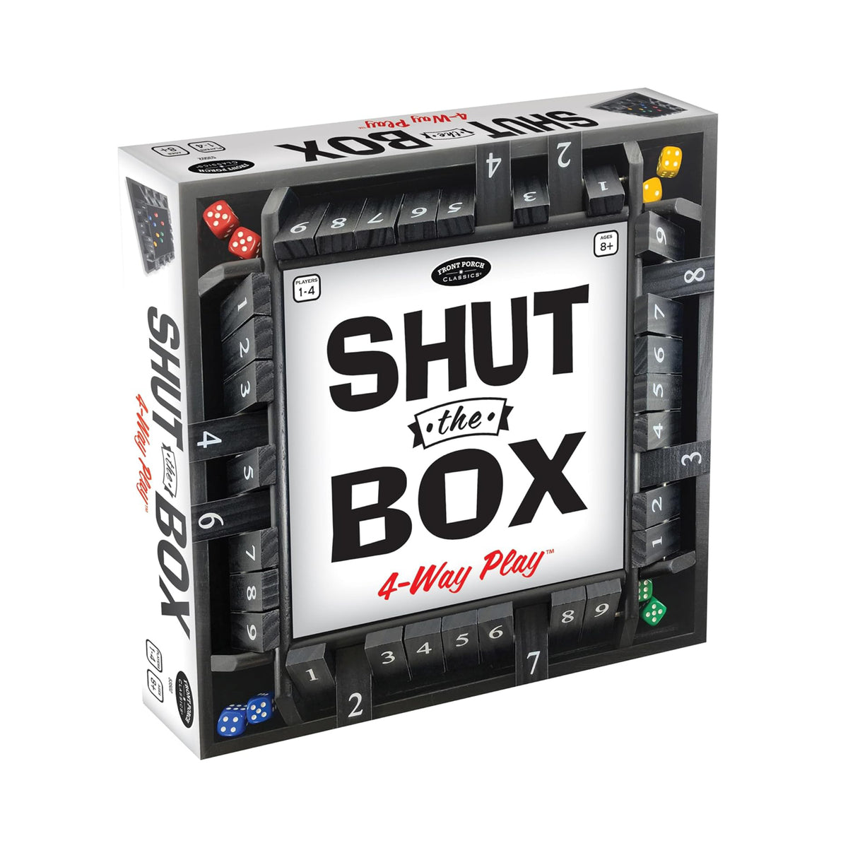 Jeu Shut the Box 4 joueurs, Front Porch Classics