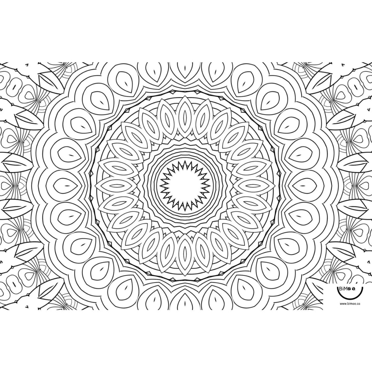 Napperon mandala à colorier, vue 5