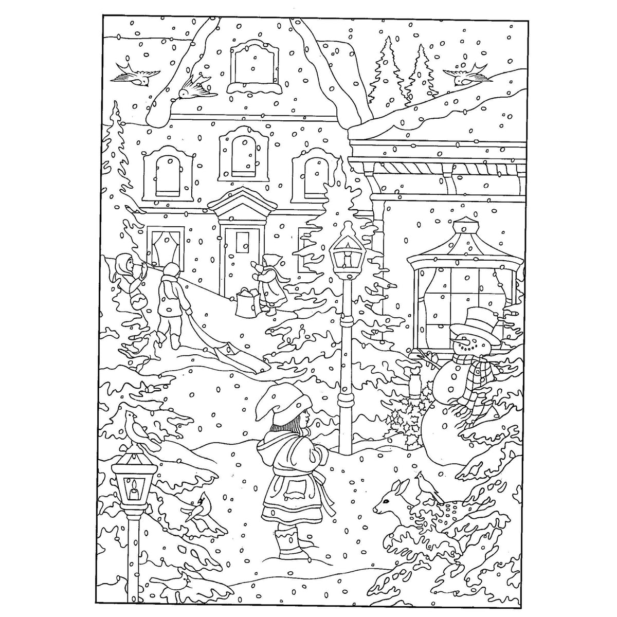 Cahier Scènes d'hiver, vue 2