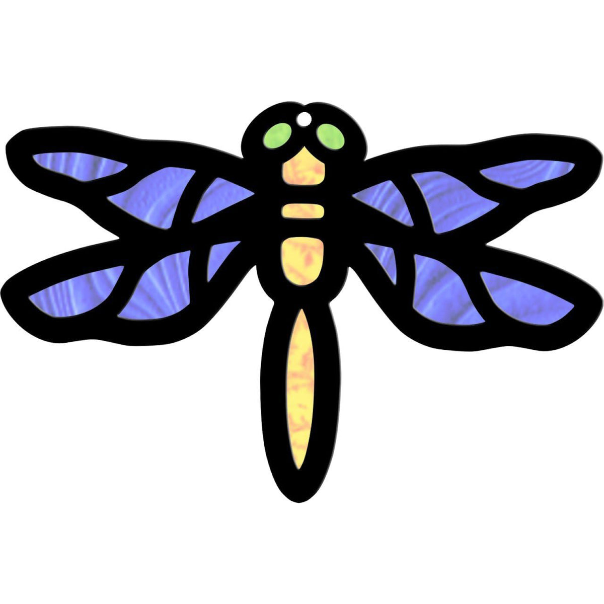 Vitrail oiseaux et papillons, vue 4