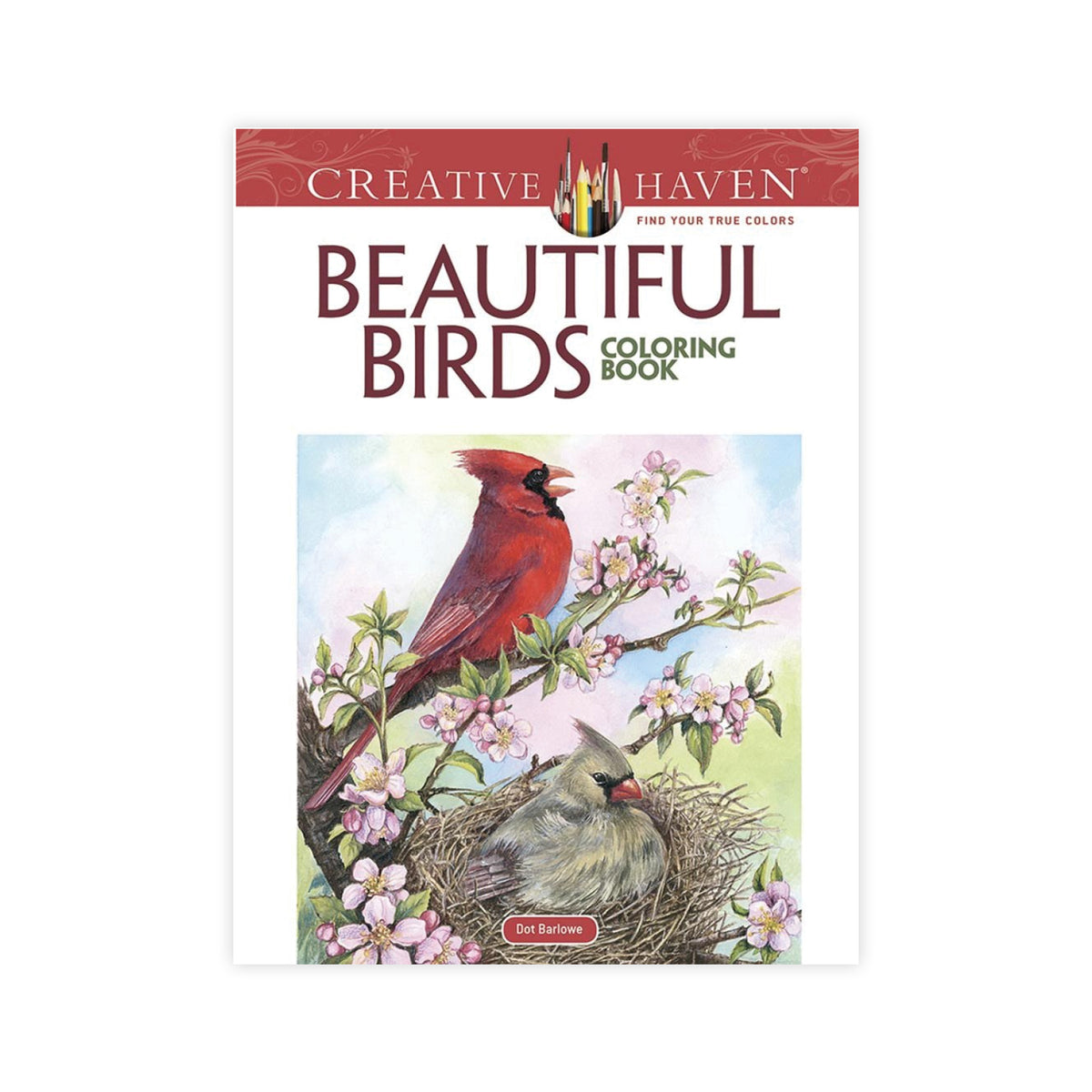 Cahier à colorier Beaux oiseaux, Creative Haven