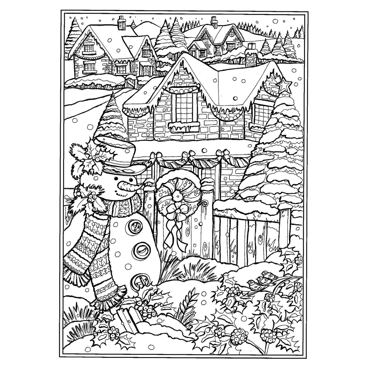 Cahier Noël à la campagne, vue 2