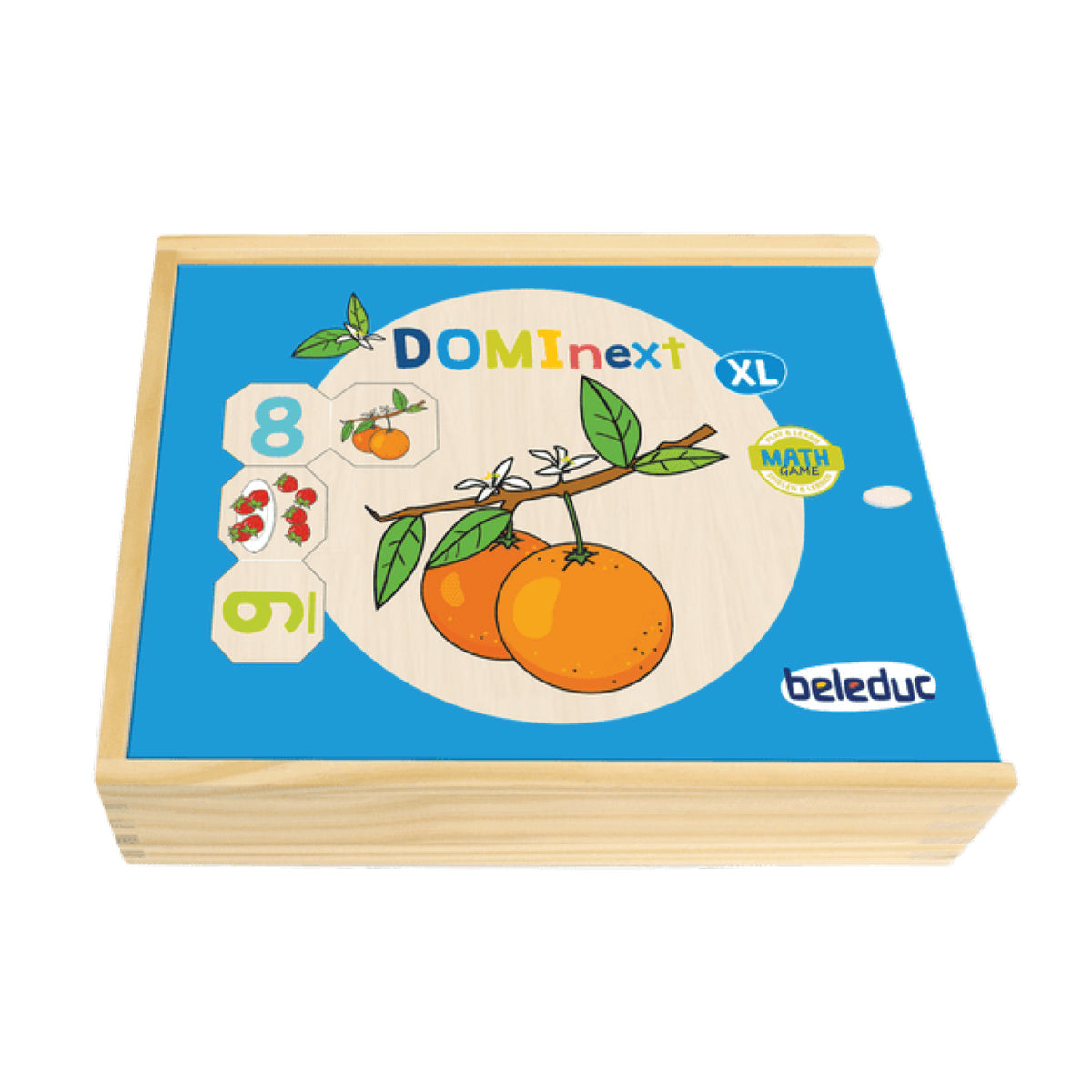 Dominos en bois Dominext Fruits et Légumes, Beleduc