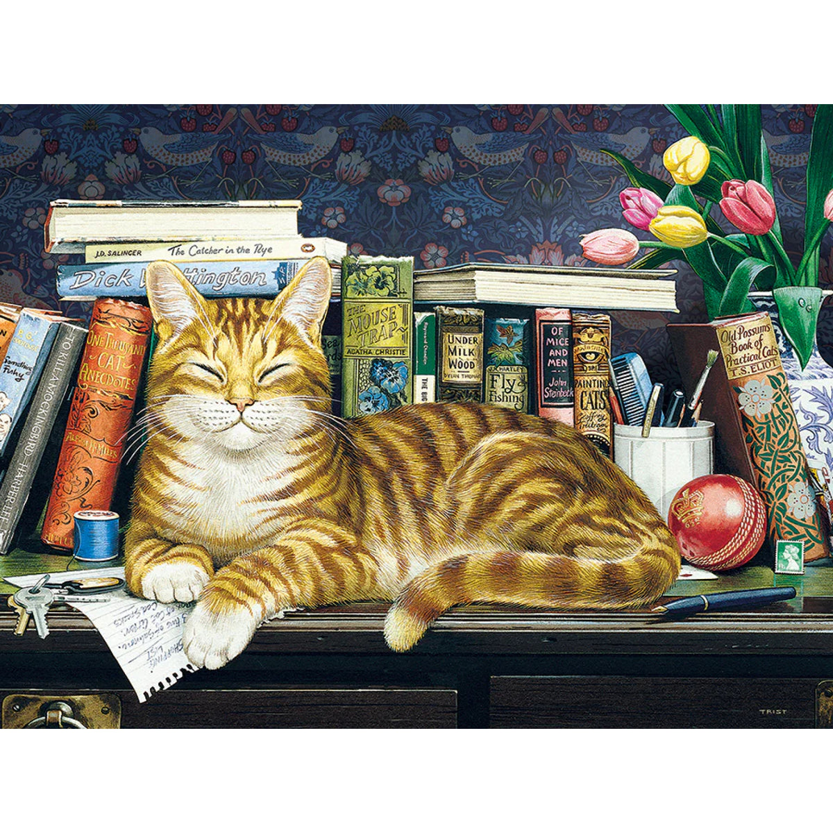 Casse-tête Chat de bibliothèque, vue 3