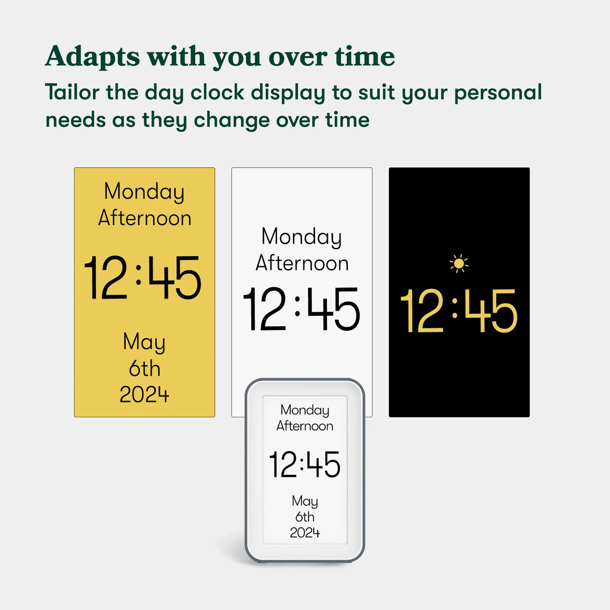 Horloge Day Connect, vue 6