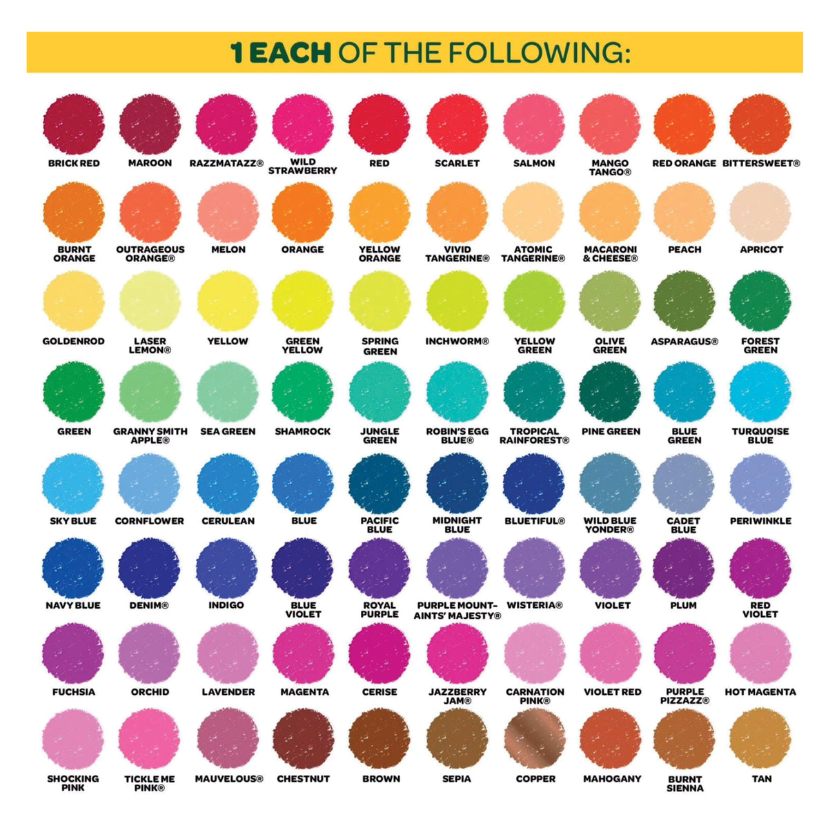 Crayons de cire Crayola, vue 2