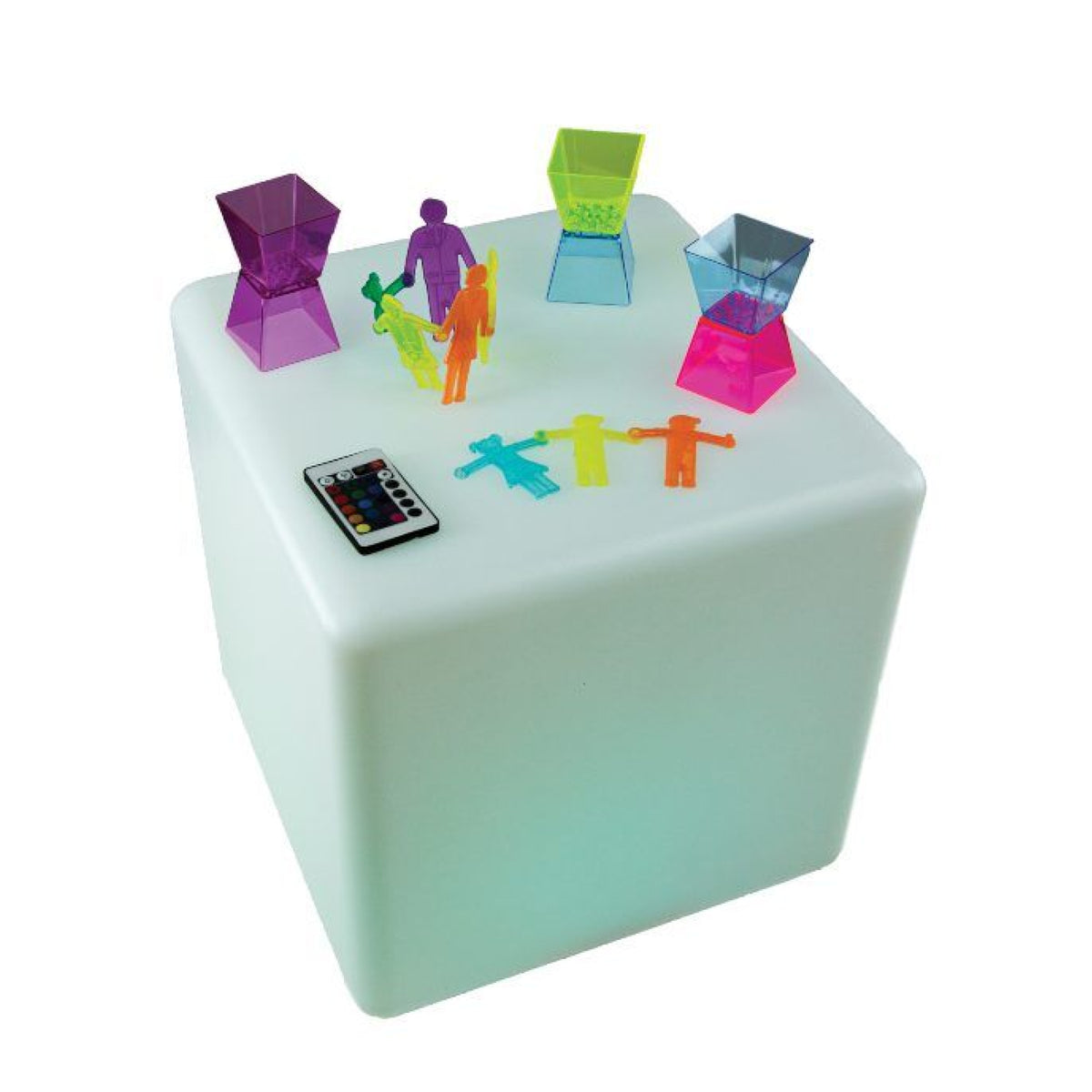 Cube lumineux éducatif à DEL, Roylco