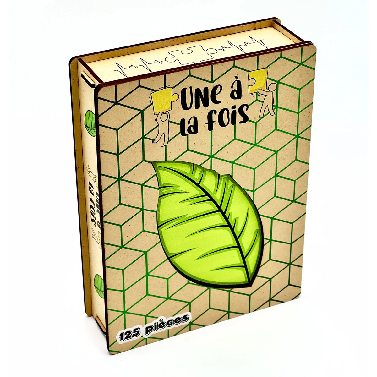 Casse-tête en bois La feuille, Une à la fois
