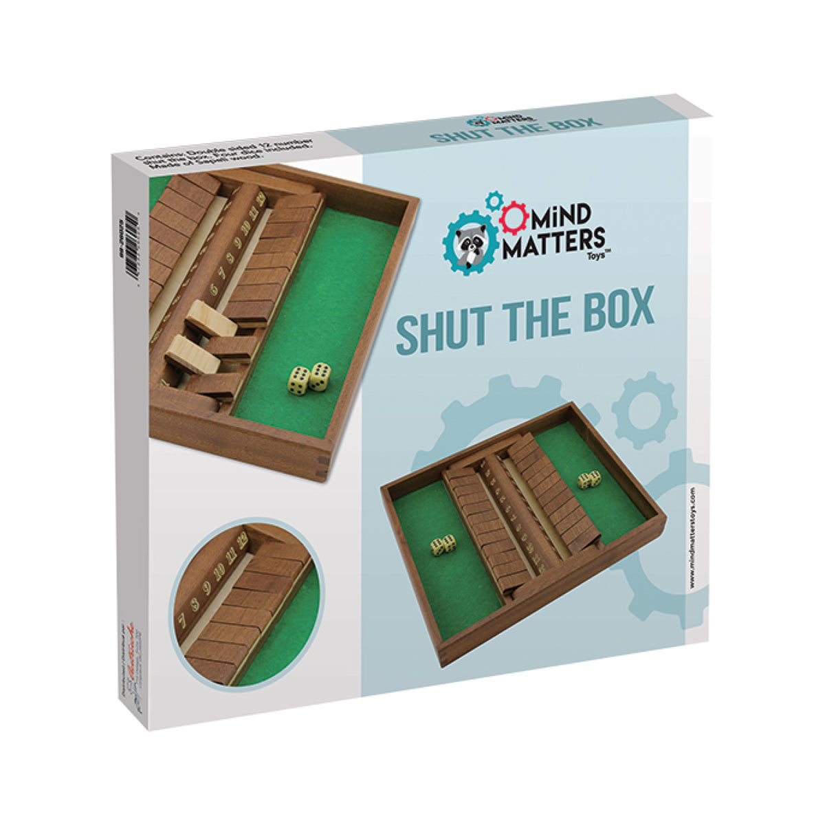 Jeu Shut the Box 12 double, Mind Matters