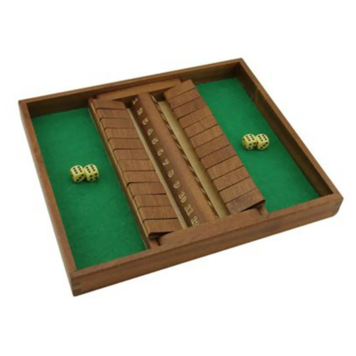 Shut the Box 12 double, vue 2