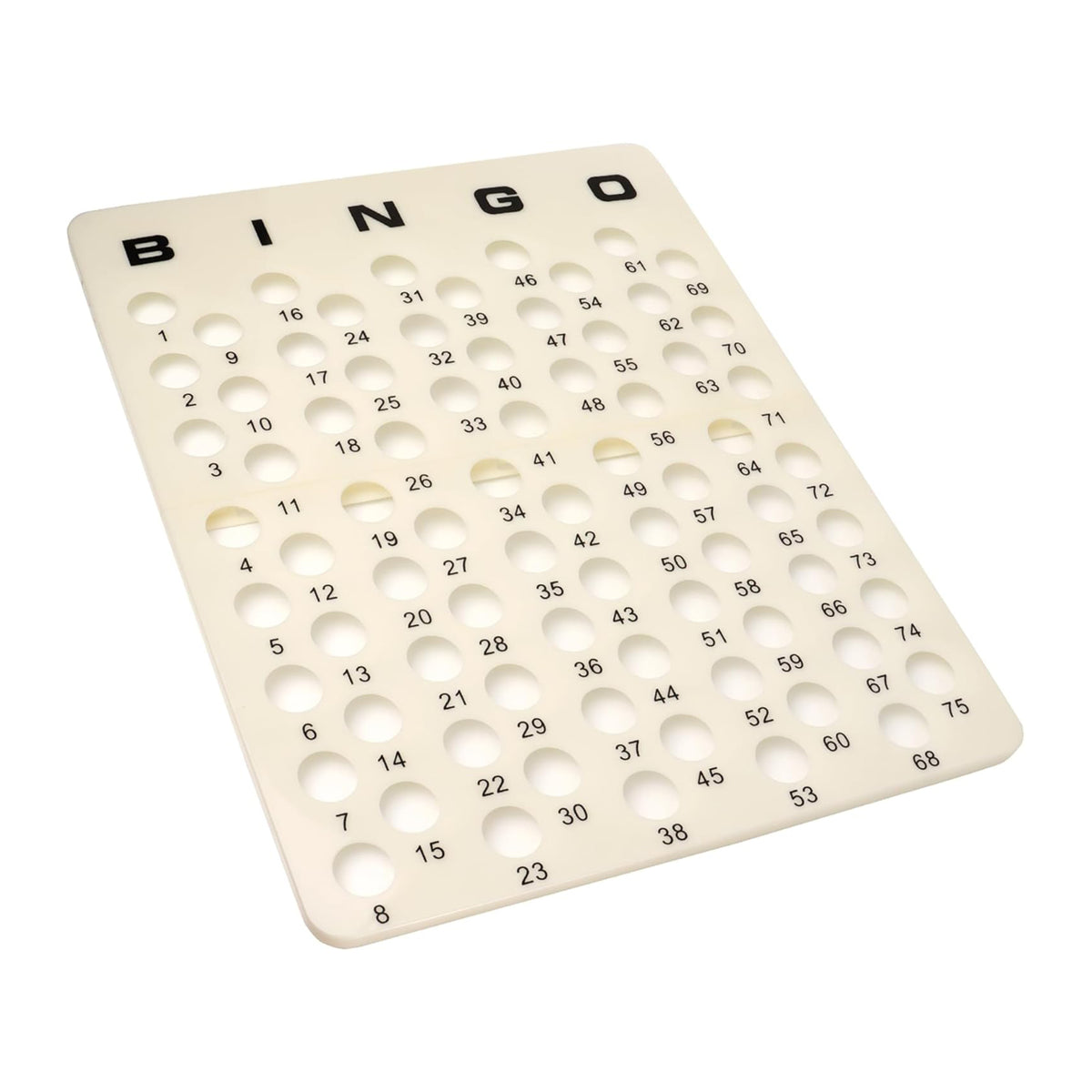 Plateau de vérification de bingo en plastique