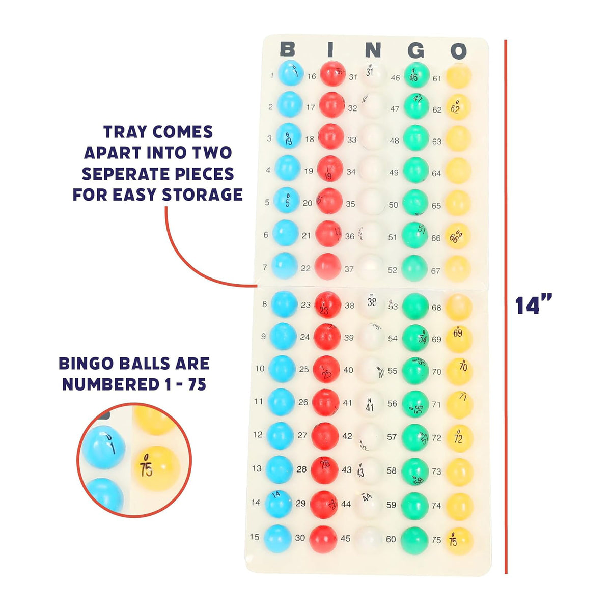 Ensemble de bingo économique, vue 4
