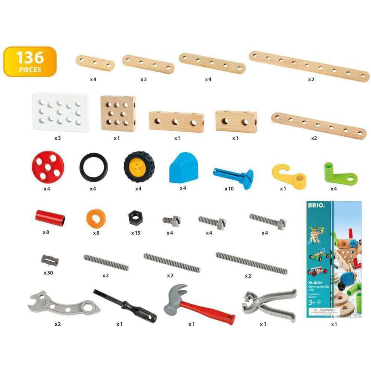Coffret créatif Builder 136 morceaux, vue 4