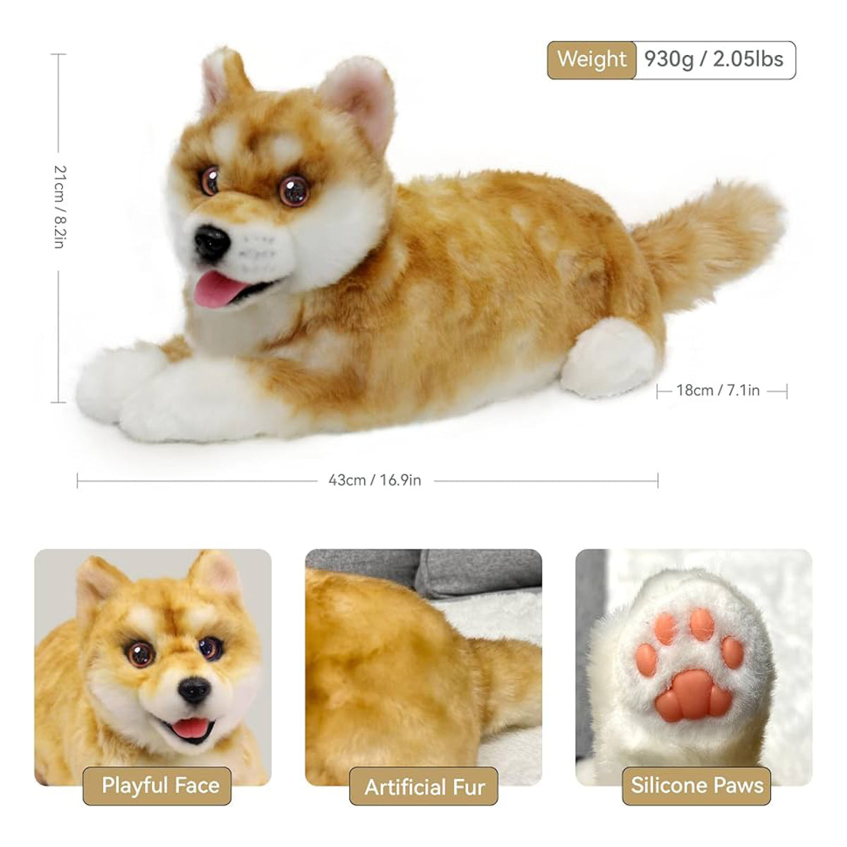 Chien robotique Shiba, vue 3