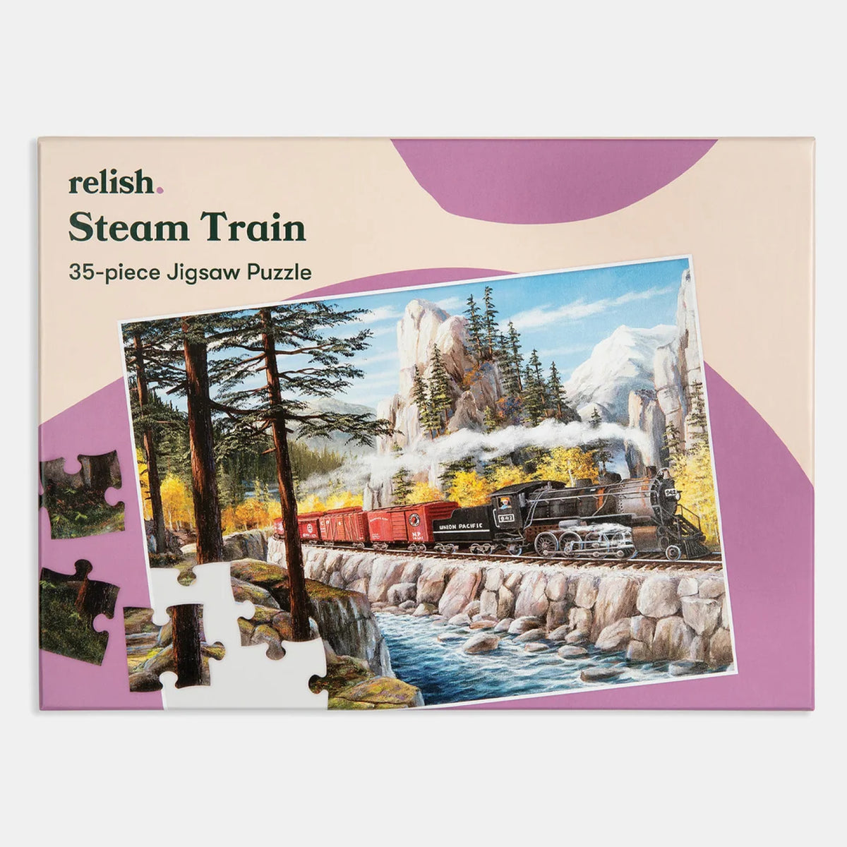 Casse-tête adapté Train à vapeur 35 morceaux, Relish