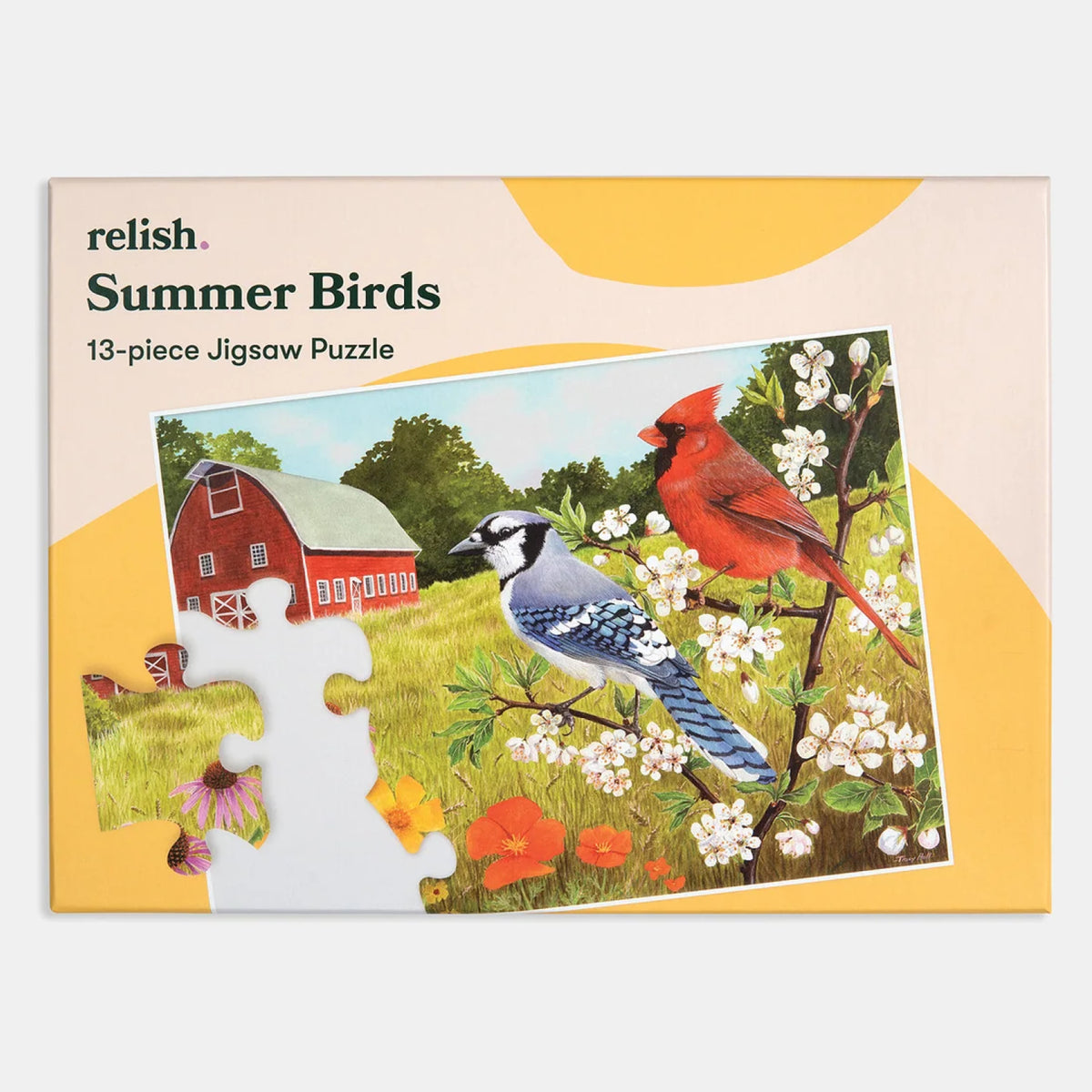 Casse-tête adapté Oiseaux d'été 13 morceaux, Relish