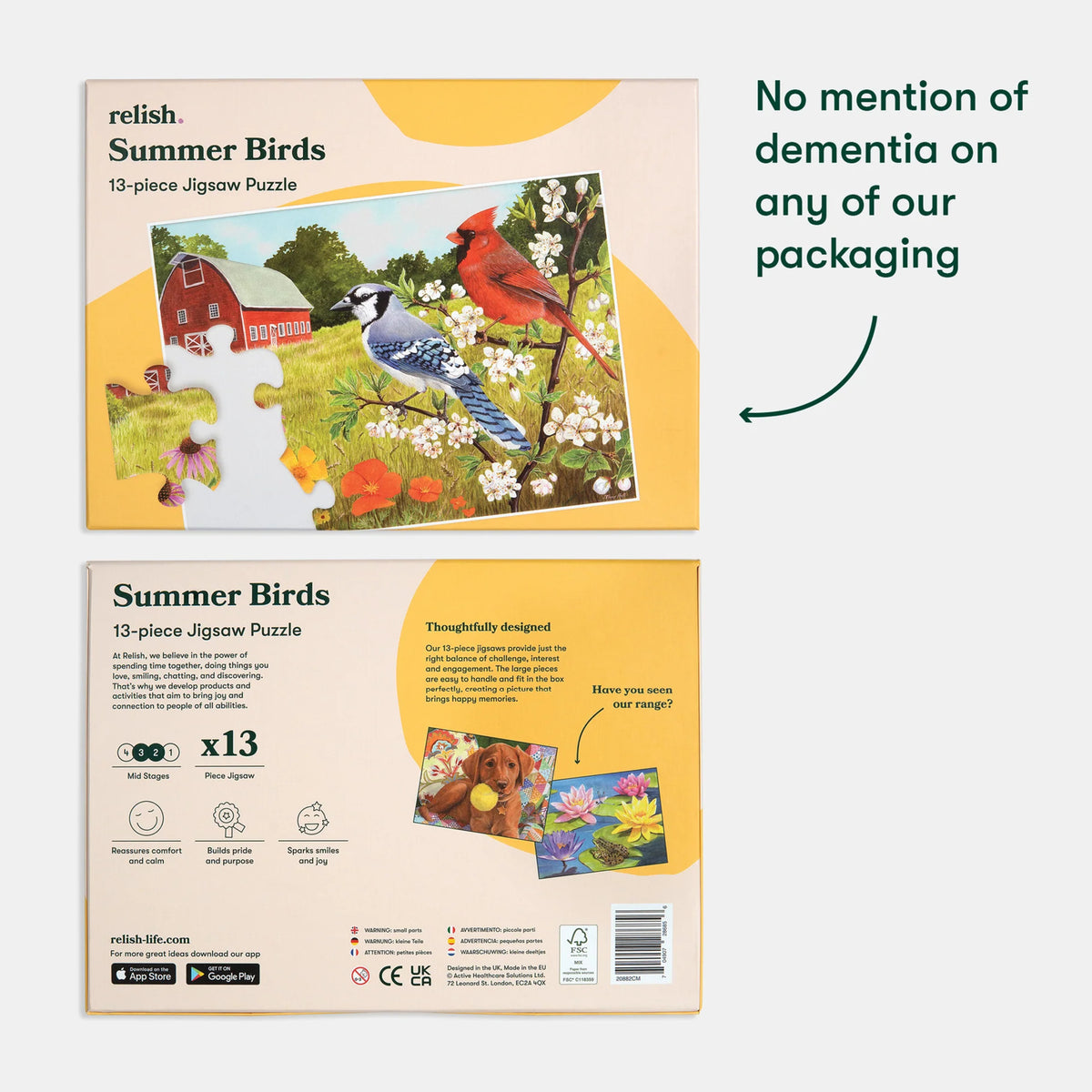 Casse-tête adapté Oiseaux d'été, vue 6