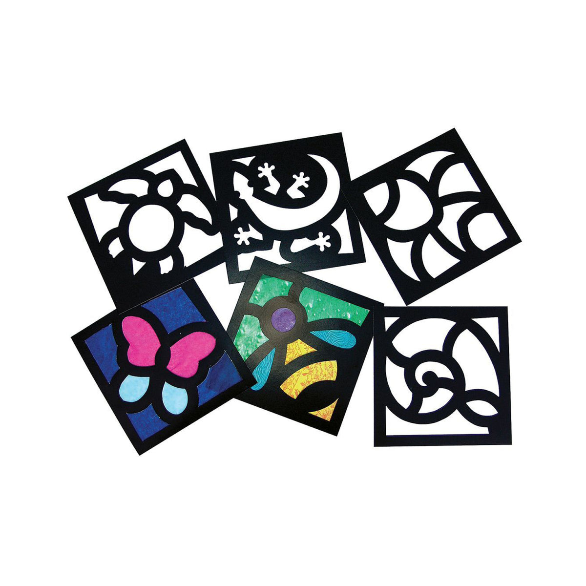 Cadres pour vitraux faciles (24), Roylco