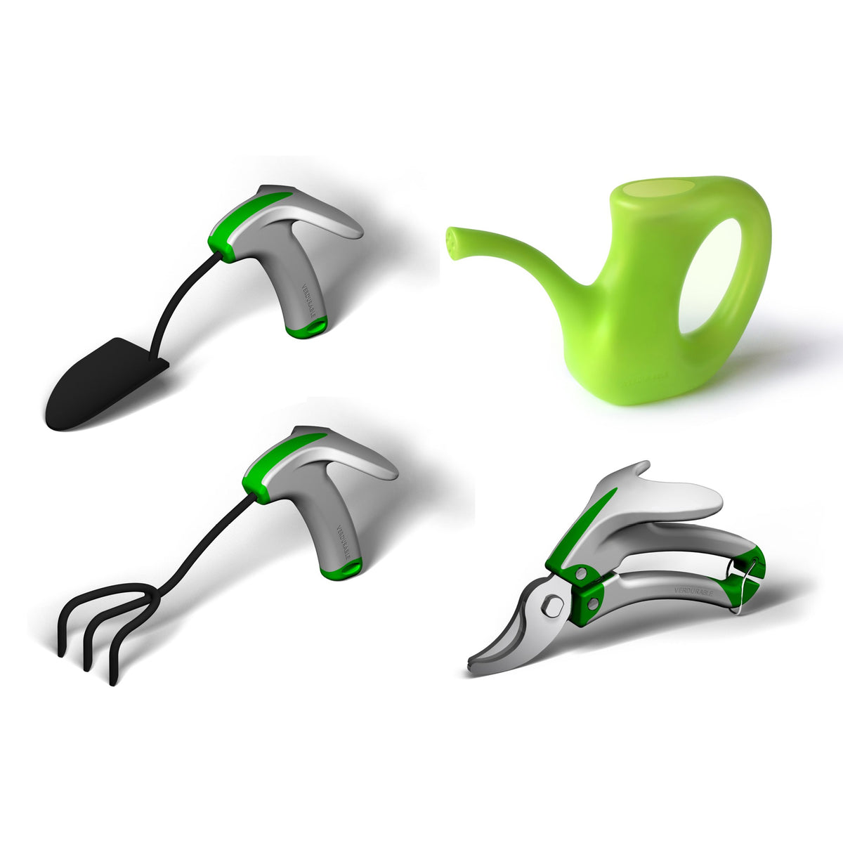 Ensemble d'outils de jardinage ergonomiques, Verdurable