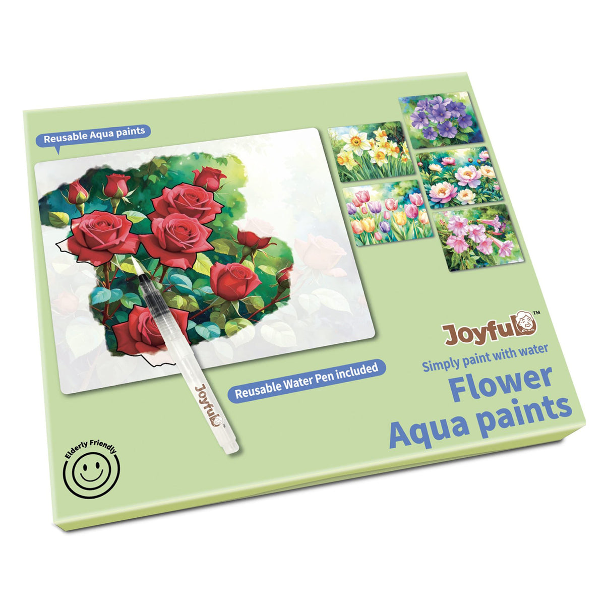 Peinture à l'eau Jardins fleuris, Joyful