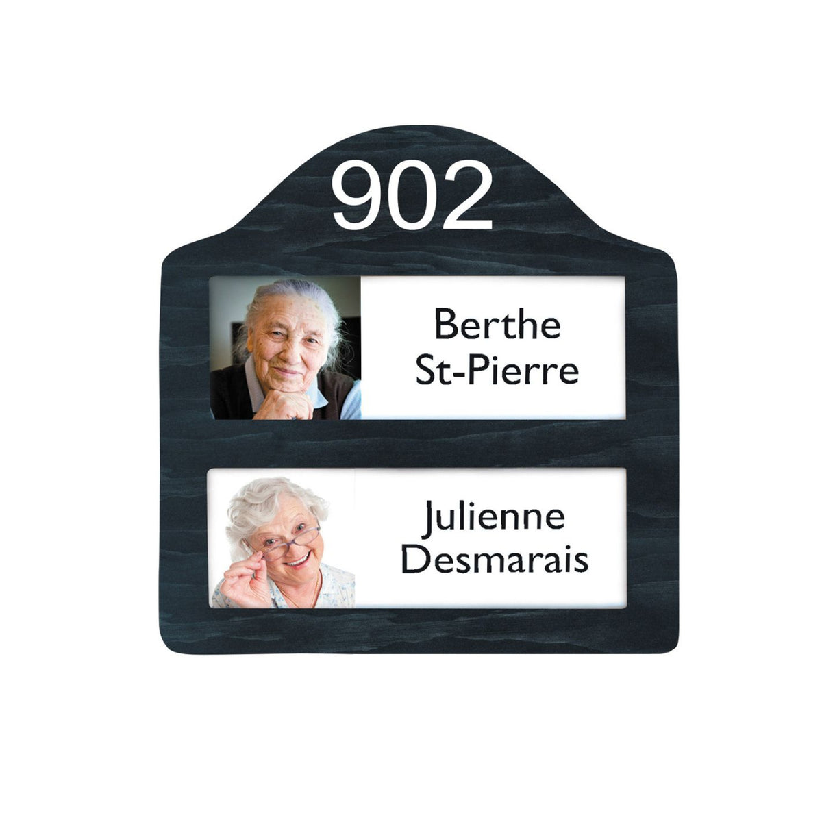 Plaque de chambre simple, vue 2