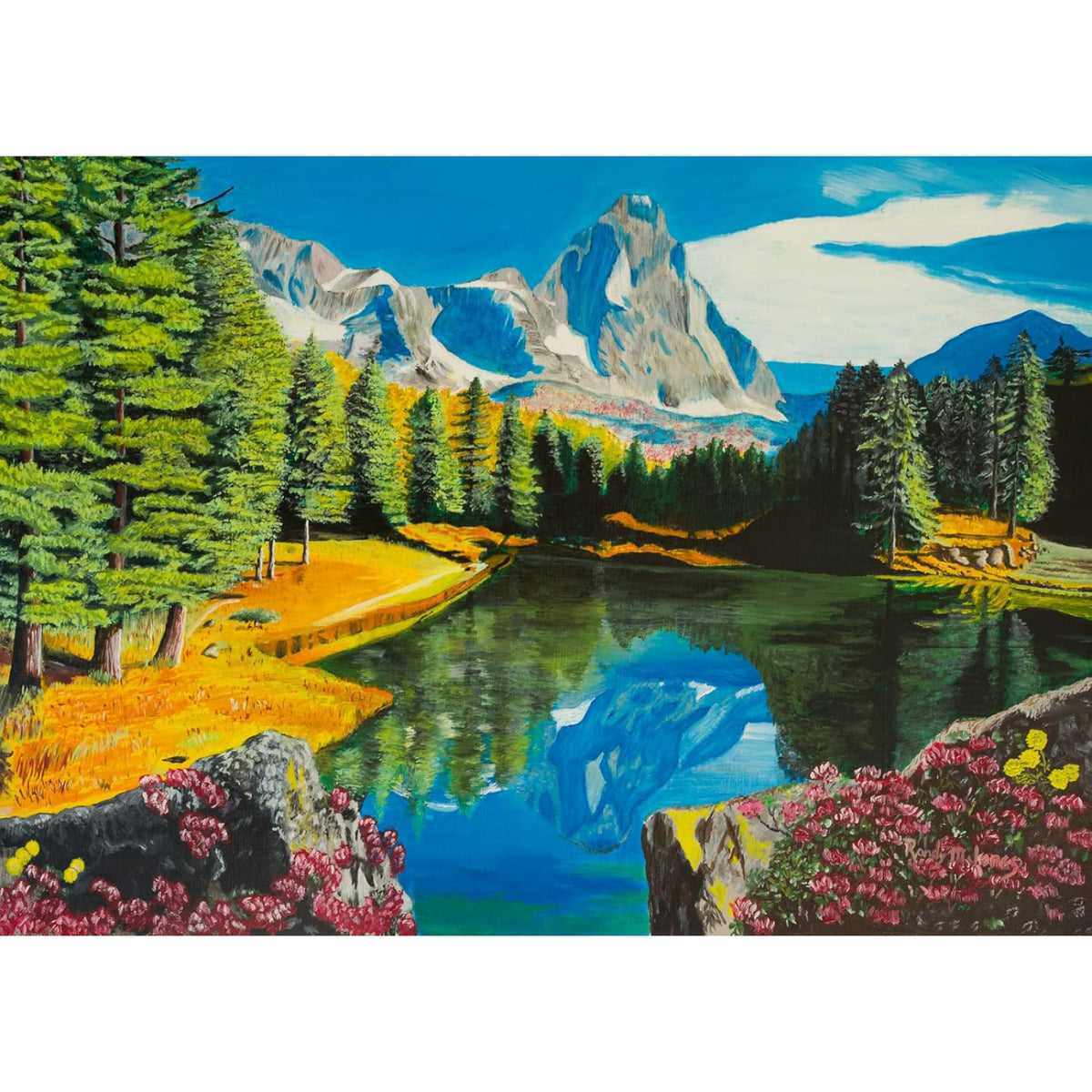 Casse-tête Réflexions des Rocheuses, vue 2