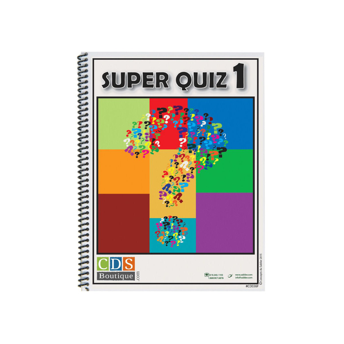 Cahier Super Quiz 1, version française