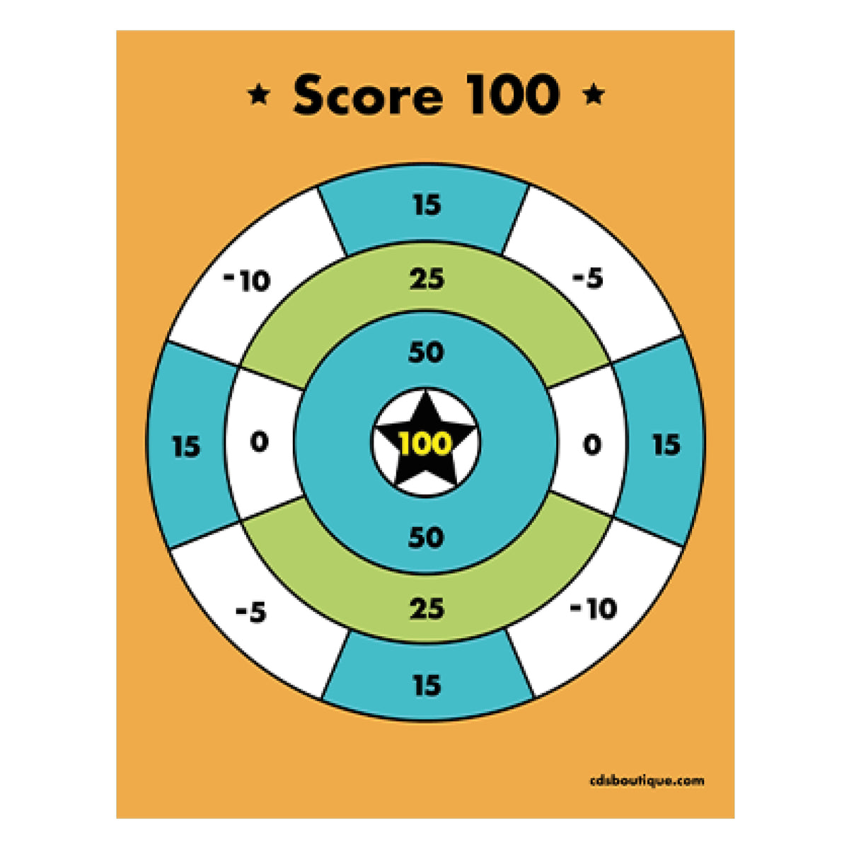 Cible réversible Score 100, vue 5