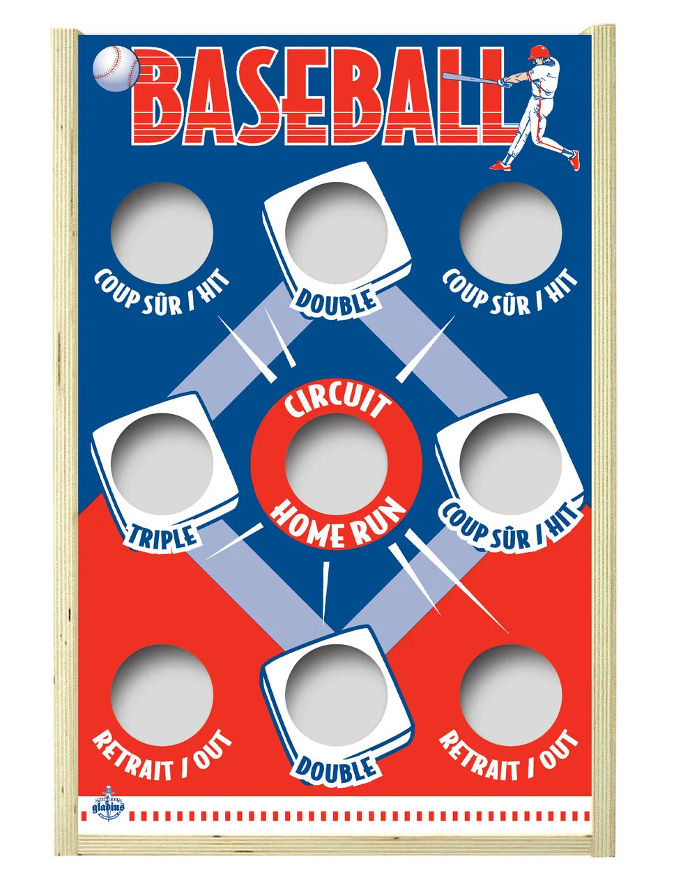 Jeu de poches Action 500 / Baseball, vue 2