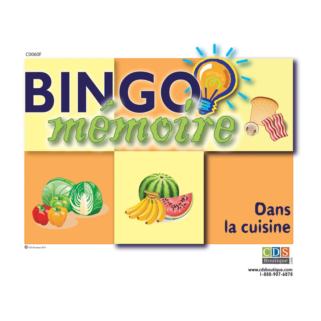 Bingo-Mémoire Dans ma cuisine, vue 2