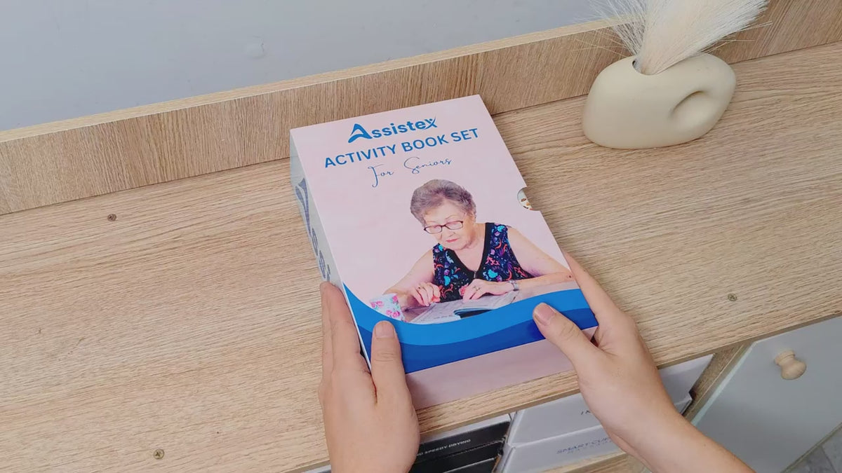 Charger la vidéo: Activity Book Set for Seniors
