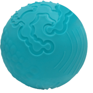 Ballon texturé de 7 pouces, couleur bleu clair